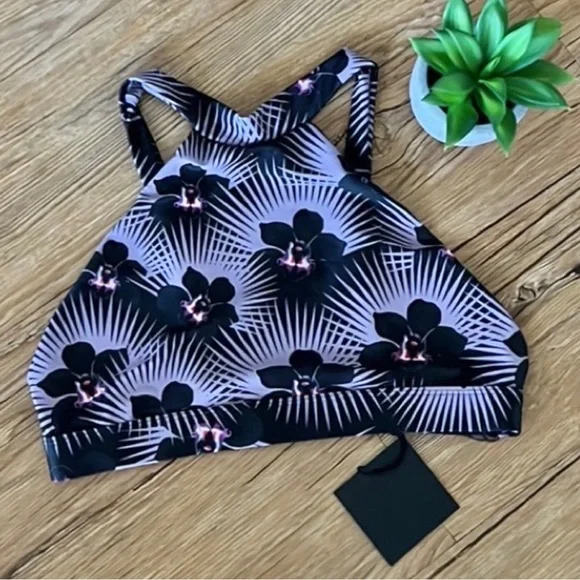 Acacia Kauai Halter Bikini Top NWT - Picture 2 of 7